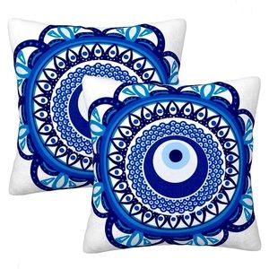 EVIL EYE PILLOW COVERS (2 pack)
